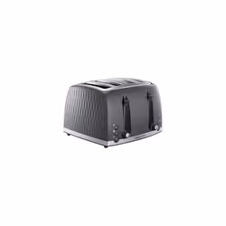 Russell Hobbs Honeycomb Kettle and 4 Slice Toaster, Rapid Boil, Grey