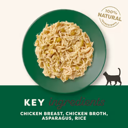 Applaws 100% Natural Wet Cat Food, Chicken with Asparagus in Broth 70 g Pouch, 12 x 70 g Pouches