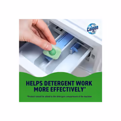 Calgon Hygiene Plus Washing Machine Cleaner & Limescale Remover, Water Softener Tablets, Unscented , 65 Tablets, Pack of 1