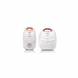 VTech Baby BM1000 Digital Audio Baby Monitor, White/Red