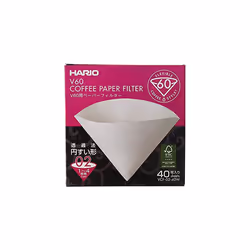 Hario V60 Coffee Paper Filter, 40 Sheets