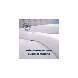 Silentnight Deep Sleep Double Duvet 7.5 Tog ? Mid-Lightweight Soft and Comfortable Quilt Duvet Ideal for Spring and Summer ? Hypoallergenic and