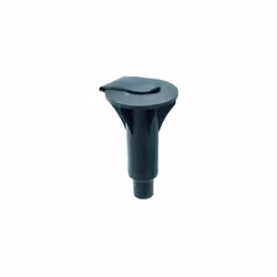 Brabantia 296789 Concrete Tube With Handy Closure Cap Sturdy, Weather Resistant Plastic, Black, 45 mm