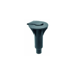 Brabantia 296789 Concrete Tube With Handy Closure Cap Sturdy, Weather Resistant Plastic, Black, 45 mm