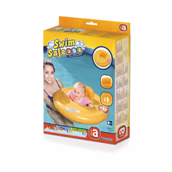Bestway Swimming Float Inflatable for Infants | Round 3-Ring Inflatable Baby Boat Float for Ages 12-24 Months