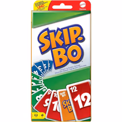 Mattel Games, SKIP-BO Card Games for ages +7, card sequencying family game from UNO creators, 52370