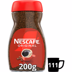 Nescafe Original Instant Coffee 200g Rich Aroma Full and Bold Flavour (Pack of 1)