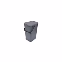 Addis 519286 Kitchen Recycling & General Storage bin 18 litres Stackable Food Waste Organiser Caddy with Clip lock lid & carr ...
