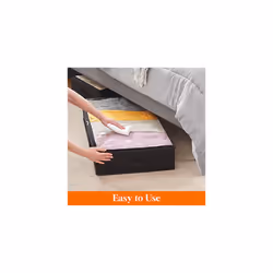 Lifewit clothes underbed storage bag 2 Packs 55L Black