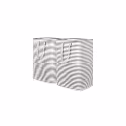 Lifewit 2 Pack 72L Collapsible Washing Laundry Basket Hamper, Dirty Clothes Basket Laundry Bin With Extended Handles For Stor ...