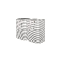 Lifewit 2 Pack 72L Collapsible Washing Laundry Basket Hamper, Dirty Clothes Basket Laundry Bin With Extended Handles For Storage Clothes Toys In