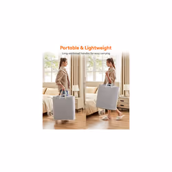 Lifewit 2 Pack 72L Collapsible Washing Laundry Basket Hamper, Dirty Clothes Basket Laundry Bin With Extended Handles For Storage Clothes Toys In
