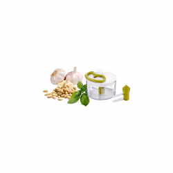 Tefal K1330404 Manual Food Chopper and Mixer with Stainless Steel Blades for Vegetables, Onions, Herbs and Nuts, 5 Second Cho ...