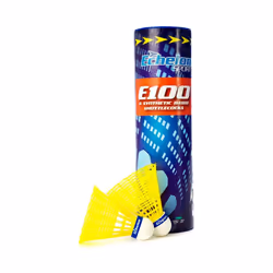 Echelon E100 Yellow Badminton Shuttlecocks (6 pieces), high-quality