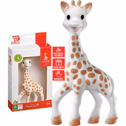Sophie la girafe Original Baby Teething Toy,100 % Natural Rubber Phthalate -Easy to Grip Baby Teether,Suitable for Newborn Ba ...
