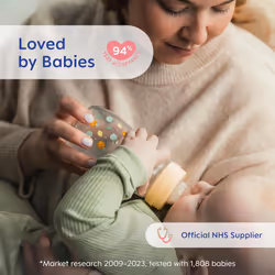 MAM Teats Size 3, Suitable for 4+ Months, MAM Fast Flow Teats with SkinSoft Silicone, Fits all MAM Baby Bottles, Baby Feeding Essentials, Pack of 2
