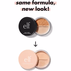 e.l.f., Halo Glow Setting Powder, Silky, Weightless, Blurring, Smooths, Minimizes Pores and Fine Lines,  Light, Semi-Matte Finish, 0.24 Oz