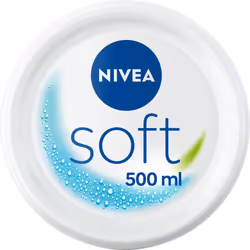 NIVEA Soft Moisturising Cream (500ml) A Moisturising Cream Face Body Hands with Vitamin E Jojoba Oil Hand Cream Moisturises D ...