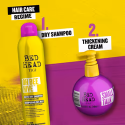 Bed Head by TIGI - Oh Bee Hive Dry Shampoo - Professional Volumising Hair Products With a Matte Finish - Perfect for All Hair Types - 238ml