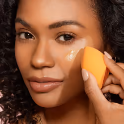 Real Techniques Miracle Complexion Sponge Makeup Sponge Liquid Cream Offers Light Medium Coverage Natural Makeup Orange Sponge Latex-Free Foam 1 Count