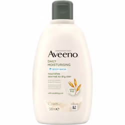 Aveeno Daily Moisturising Body Wash 1x 500ml Gentle Body Wash with Soothing Colloidal Oatmeal Nourishing Body Cleanser Sensit ...