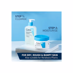 CERAVE SA Smoothing Cream for Rough and Bumpy Skin 340g with Salicylic Acid and 3 Essential Ceramides (Packaging May Vary)