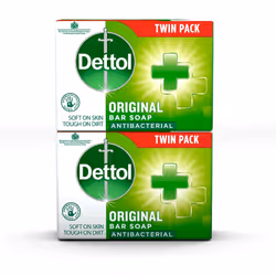 Dettol Antibacterial and Moisturings Bar Soap Original, Pack of 12
