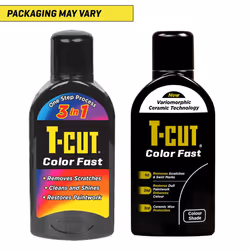 T-Cut 3 in 1 Color Fast Paintwork Restorer Car Polish, Black, 500 ml