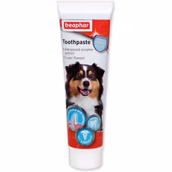 Beaphar | Advanced Dual-Enzyme Toothpaste Dental Care for Dogs & Cats Helps Prevent Bad Breath & Combat Plaque Liver Flavoure ...