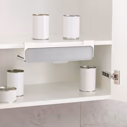 Joseph Joseph CupboardStore in cupboard, kitchen storage under-shelf Spice Rack, organiser Grey, 4
