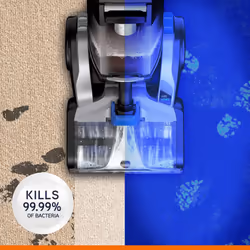 Vax Platinum Antibacterial 1.5L Carpet Cleaner Solution |Kills 99.99% of Bacteria | Neatralises Pet Odours - 1-9-142404, Blue