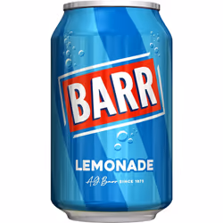 BARR since 1875, 24 Pack Perfect Lemonade, Lemon Flavoured Fizzy Drink - 24 x 330ml Cans