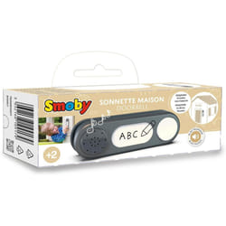 SMOBY Playhouse Doorbell with action sounds, randomly sounds Ding Dong, Dog Bark and Cat Meow