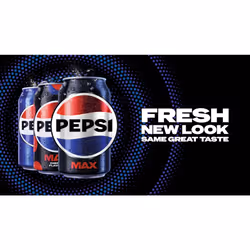 Pepsi Max No Sugar Cola Cans 24 x 330ml
