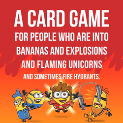 Exploding Kittens Exploding Minions by Exploding Kittens - Card Games for Adults Teens & Kids - Fun Family Games - A Russian Roulette Card Game