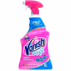 Vanish Professional Oxi Action Carpet and Upholstery Stain Remover Spray 1L 30 seconds stain removal Eliminates even strong o ...