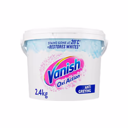 Vanish Gold Oxi Action Laundry Booster Stain Remover Powder Whites 2.4kg Removes Tough Stains Even at 20° (Packaging May Var ...