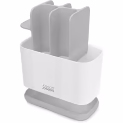 Joseph Joseph Easy-Store - Large Toothbrush Holder Caddy, Bathroom Storage - White/Grey