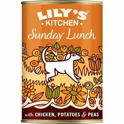 Lily's Kitchen Natural Adult Wet Dog Food Tin Sunday Lunch Grain-Free Recipe 6 x 400g