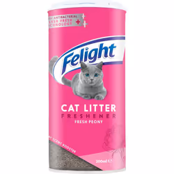 Felight Antibacterial Cat Litter Freshener Powder, Floral Peony Scent - Effective Odour Control, Longer Lasting Freshness, Ma ...