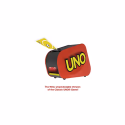 UNO Extreme Card Game Featuring Random-Action Launcher with Lights & Sounds & 112 Cards, Kid, Teen & Adult Game Night Gift Ages 7 Years & Older, GXY75