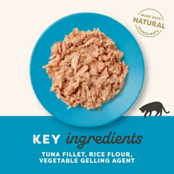 Applaws Natural Wet Cat Food, Tuna Fillet in Jelly 70 g Tin, (24 x 70 g Tins)
