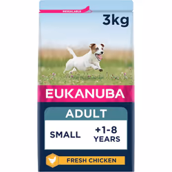 Eukanuba Complete Dry Dog Food for Adult Small Breeds with Fresh Chicken 3 kg
