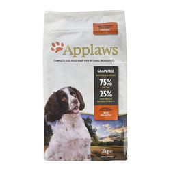 Applaws Complete and Grain Free Dry Dog Food for Adult Medium and Small Dogs, Chicken, 2kg (Pack of 1)