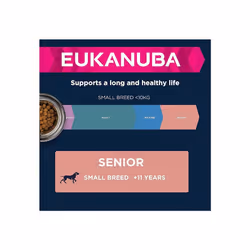 Eukanuba Complete Dry Dog Food for Senior Small Breeds with Fresh Chicken 3 kg