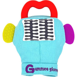 Gummee Teething Glove Teething Mitten Babies Detachable Teething Ring Side Teethers for Babies 3-6 Months (up to 9 Months) Cotton Baby Teething Glove