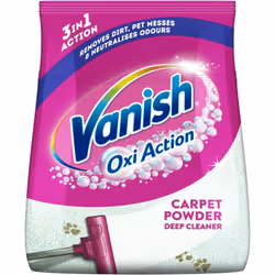 Vanish Oxi Action Upholstery Carpet Cleaner Stain Remover Powder for Large Area Cleaning, 650g Spring Flowers Fragrance Clean ...