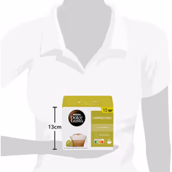 NESCAFÃ Dolce Gusto Cappuccino Coffee Pods - total of 45 Italian Classic Cappuccino Coffee Capsules - (3 Packs)