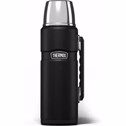 Thermos Stainless King 1.2L Multi-Purpose Thermos Original-Style Flask can be used as Travel Mug or Water Bottle Daily Commut ...