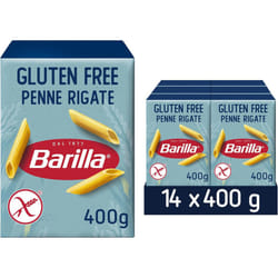 Barilla Pasta Gluten Free Penne Rigate, Pack of 14 x 400g
